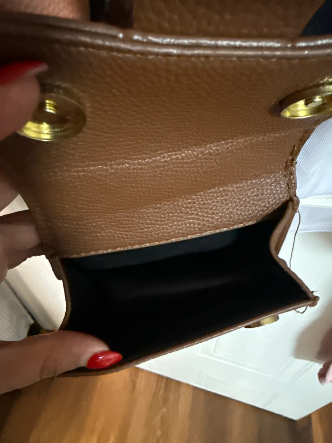 Brown Mini Top Handle Bag - photo 4
