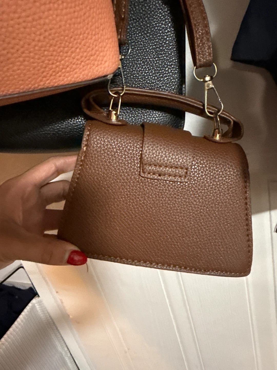 Brown Mini Top Handle Bag - photo 2