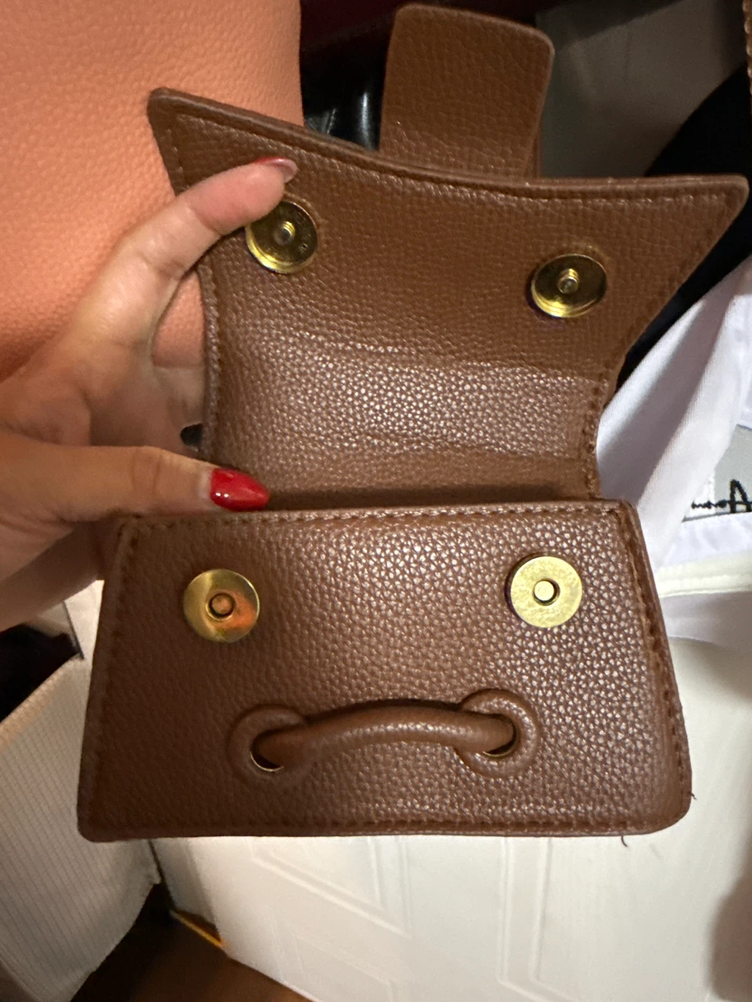 Brown Mini Top Handle Bag - photo 3