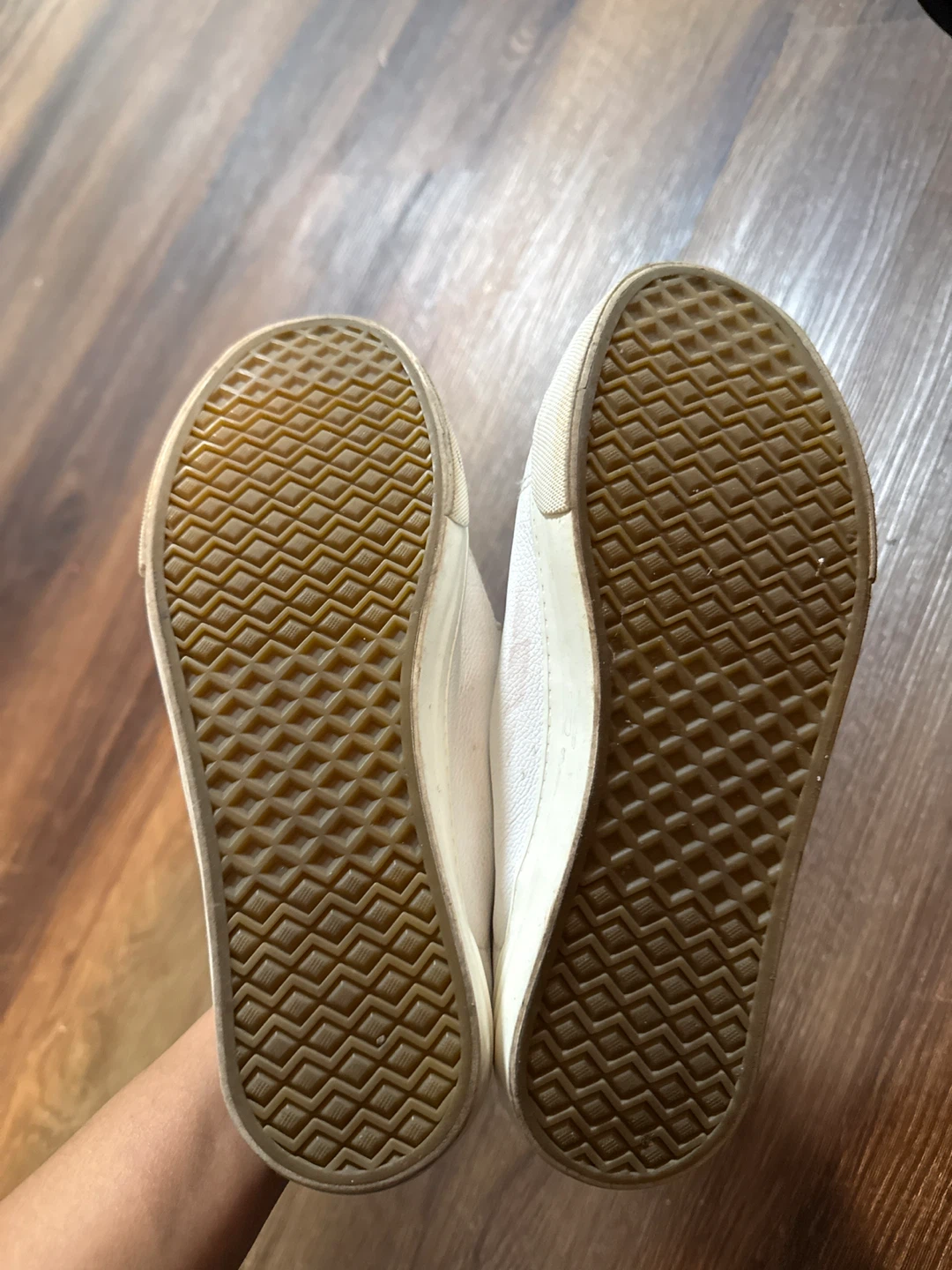 White Sneakers with Velcro Straps