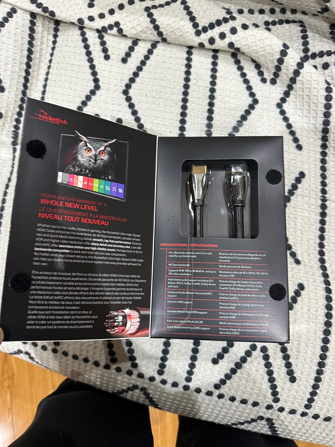 Rocketfish 8K Ultra High Speed HDMI Cable - 12 ft - photo 4
