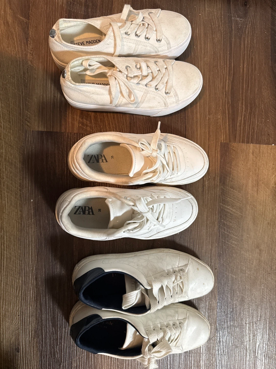 Assorted Women's Sneakers: Steve Madden, Zara, Kate Spade