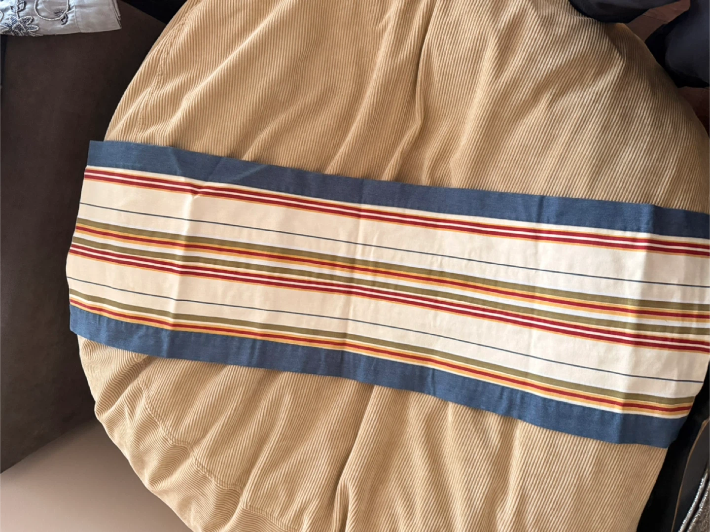 Corduroy Ottoman Cover(double sided)🏆 - photo 2