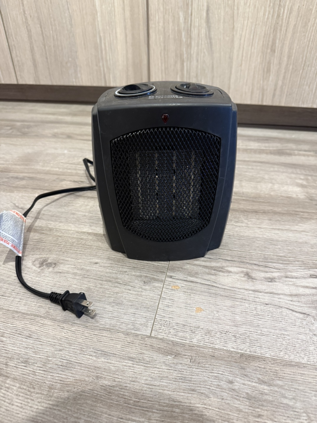 Black Portable Space Heater