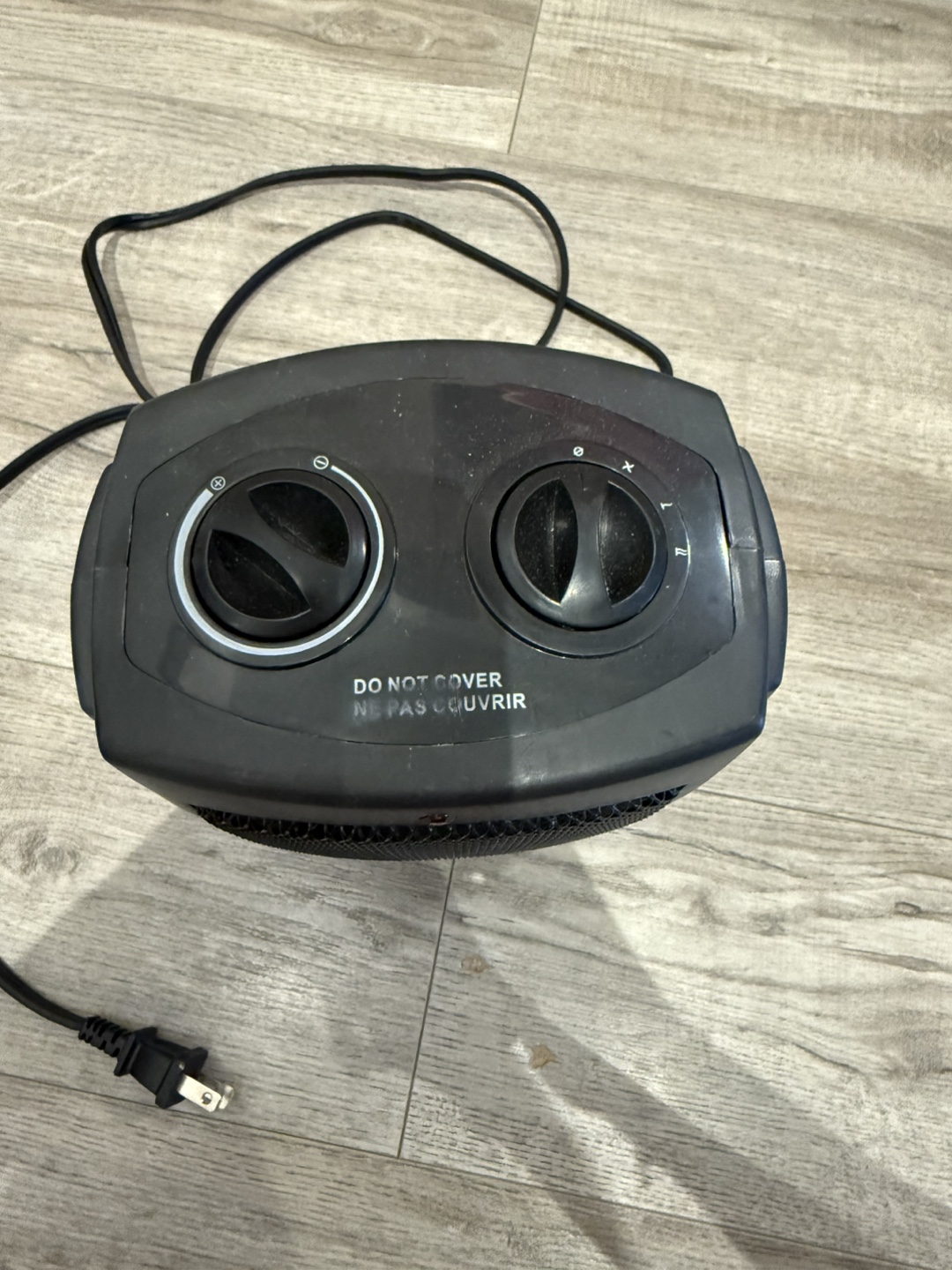 Black Portable Space Heater - photo 2