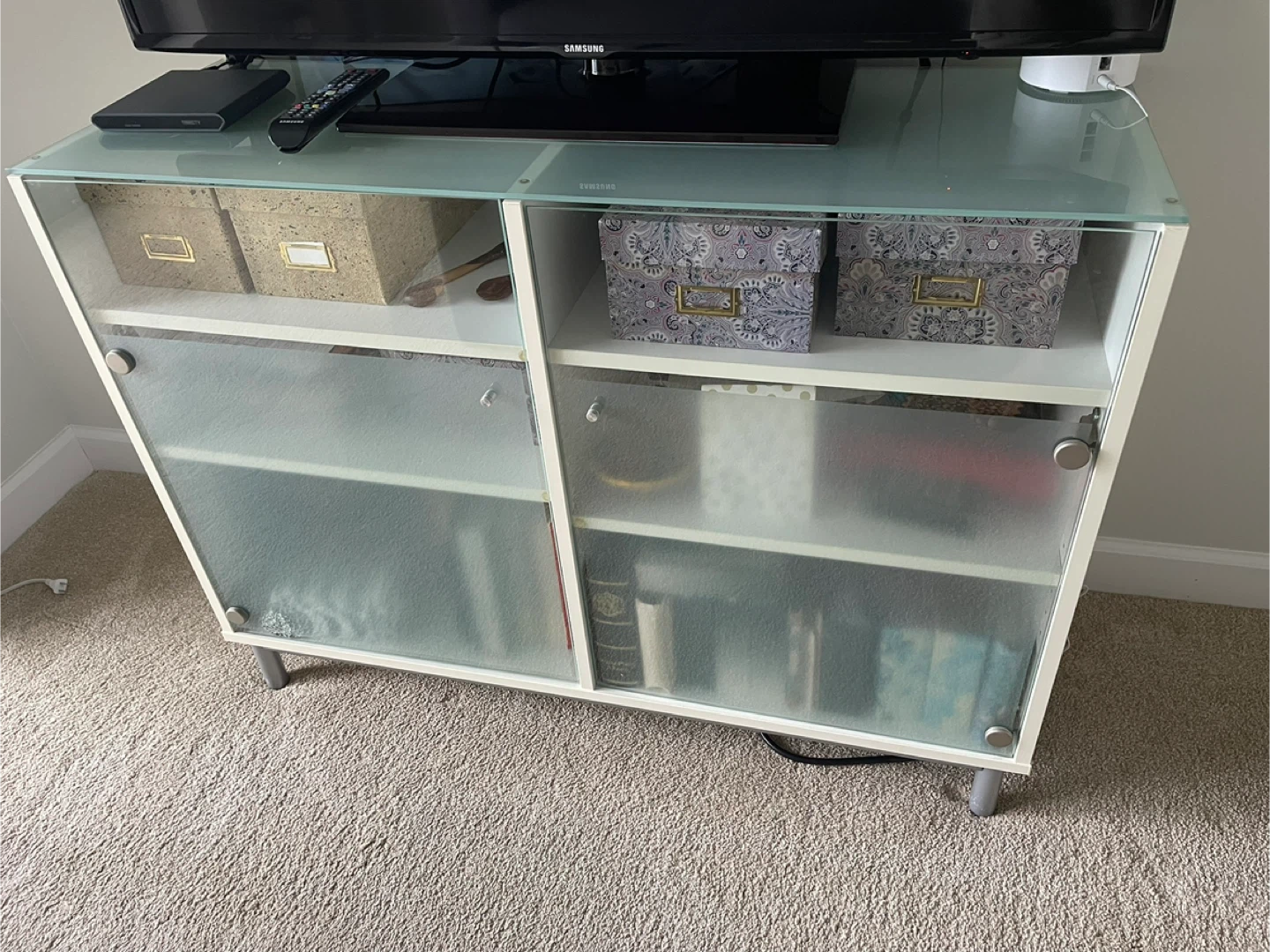 IKEA Glass Top / Glass Door Cabinet