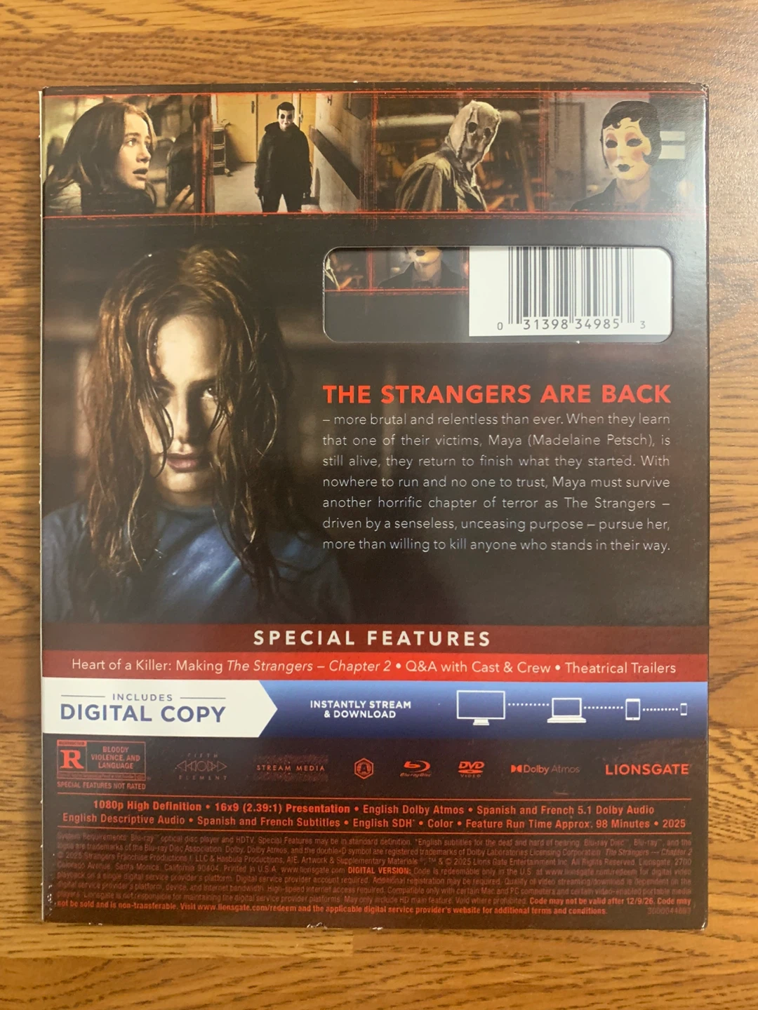 The Strangers: Chapter 2 Blu-ray Combo Pack - photo 2