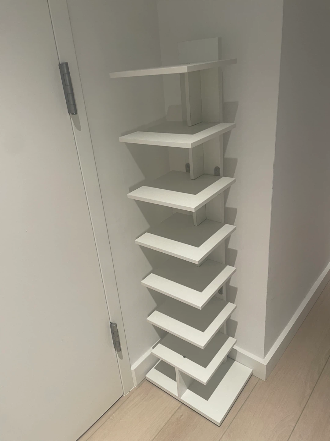 White bookshelf - with multiple tiers