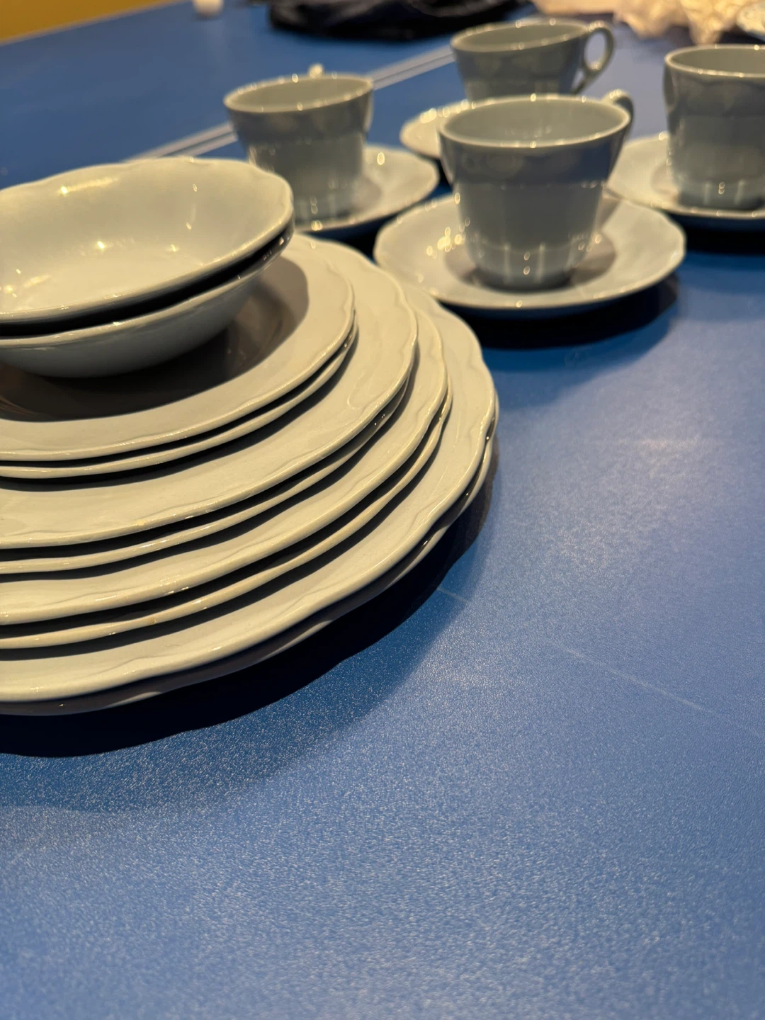 Grindley Lupin Petal England Dinnerware Set-mid-century modern