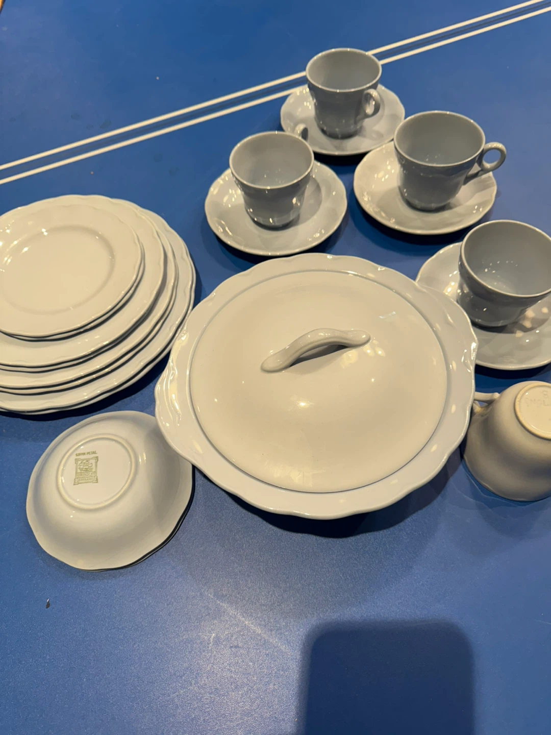 Grindley Lupin Petal England Dinnerware Set-mid-century modern - photo 3