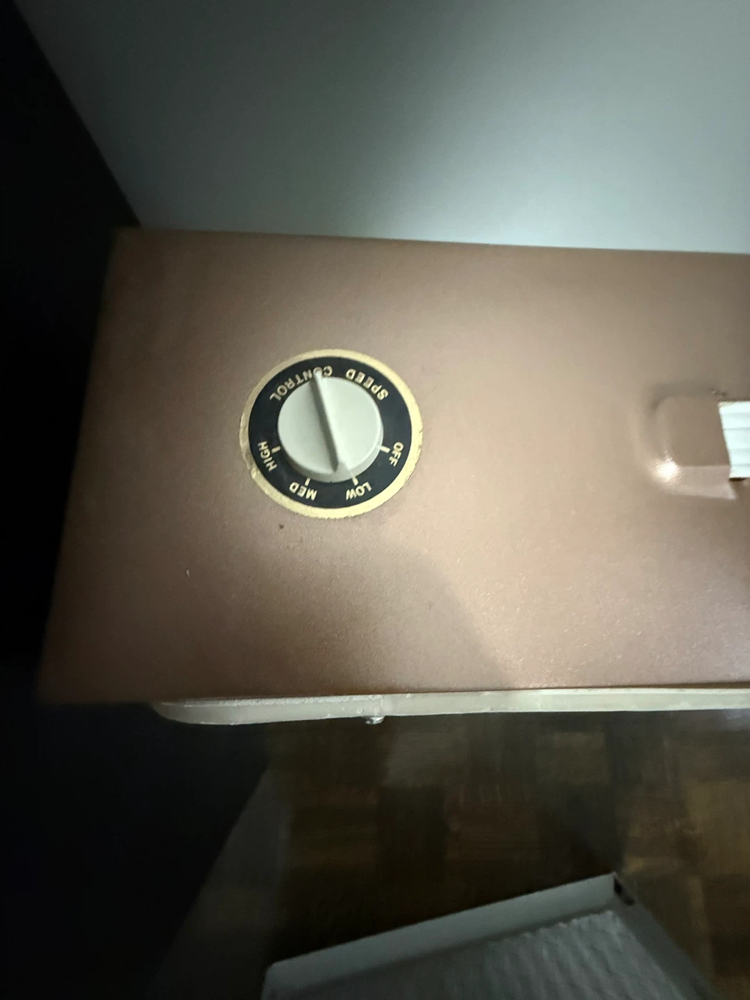 Vintage GE Box Fan - Brown