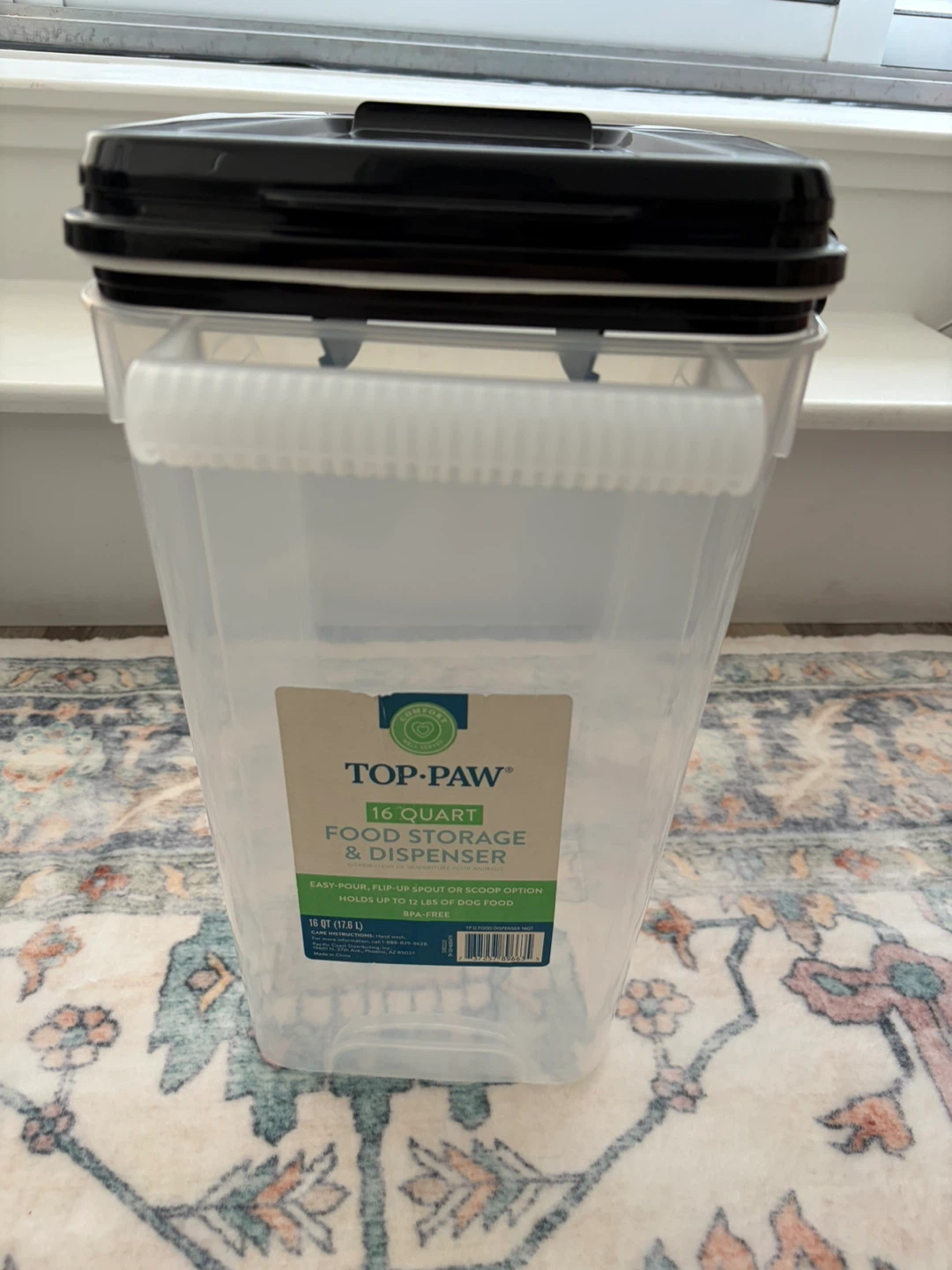 TOP-PAW 16 Quart Food Storage & Dispenser