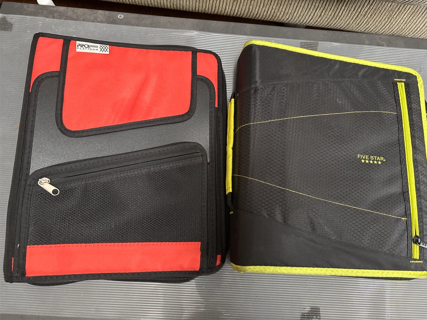 Pro Platinum & Five Star Zipper Binders