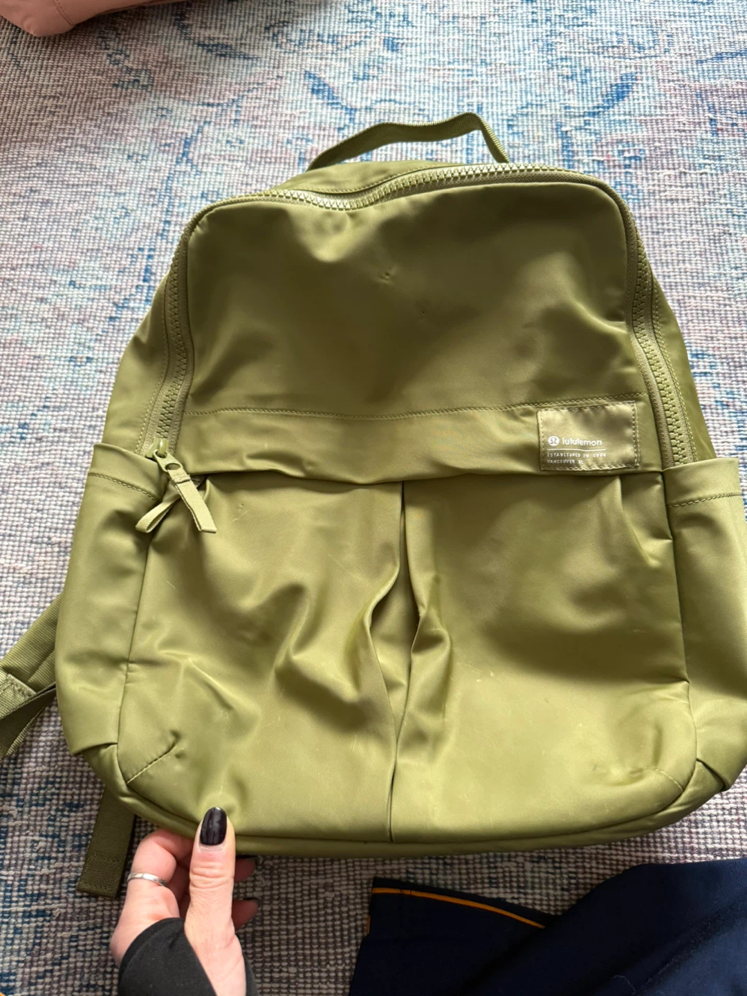 Lululemon Olive Green Backpack
