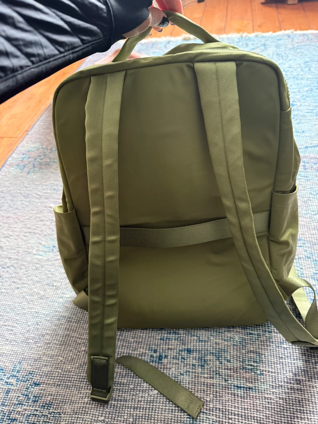 Lululemon Olive Green Backpack - photo 2
