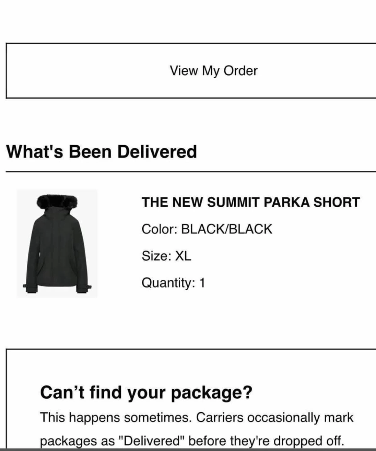 Aritzia TNA The New Summit Parka Short - XL - photo 2