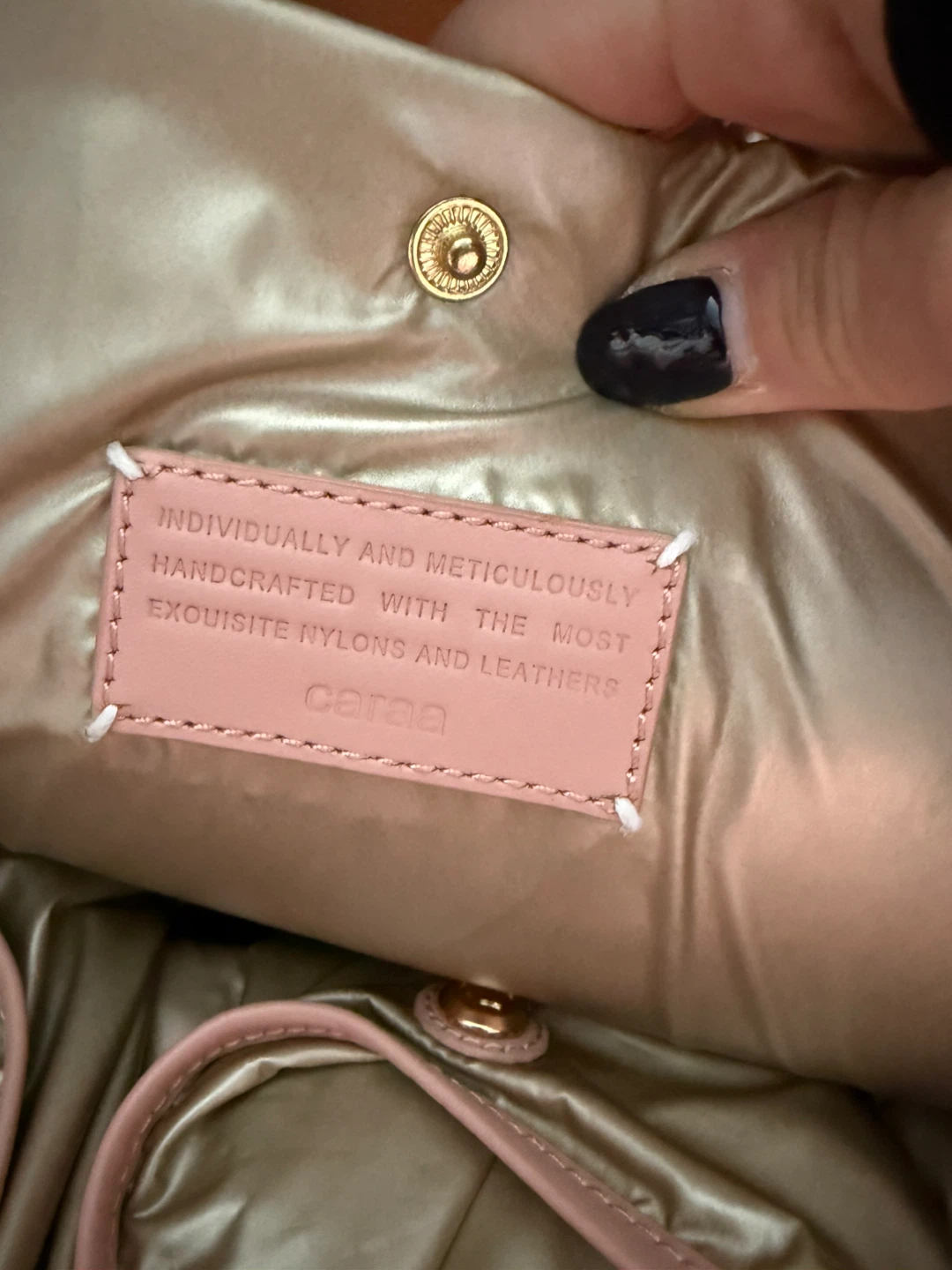 Caraa Puffer Tote - Pink - photo 4