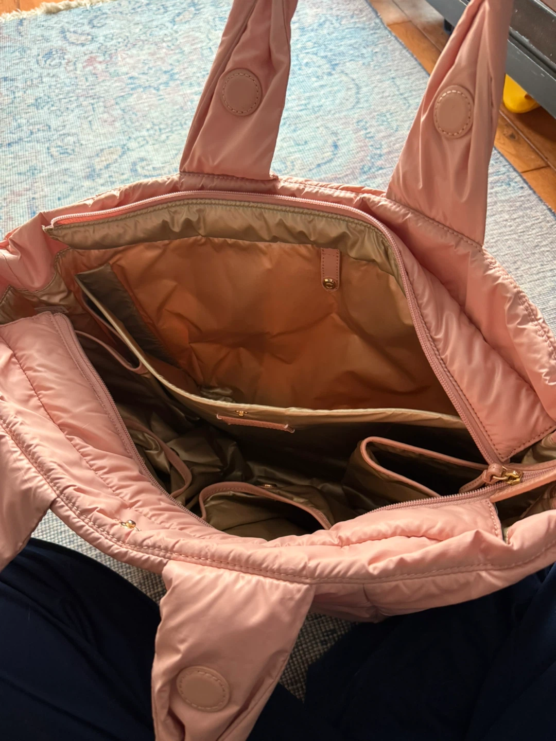 Caraa Puffer Tote - Pink - photo 3