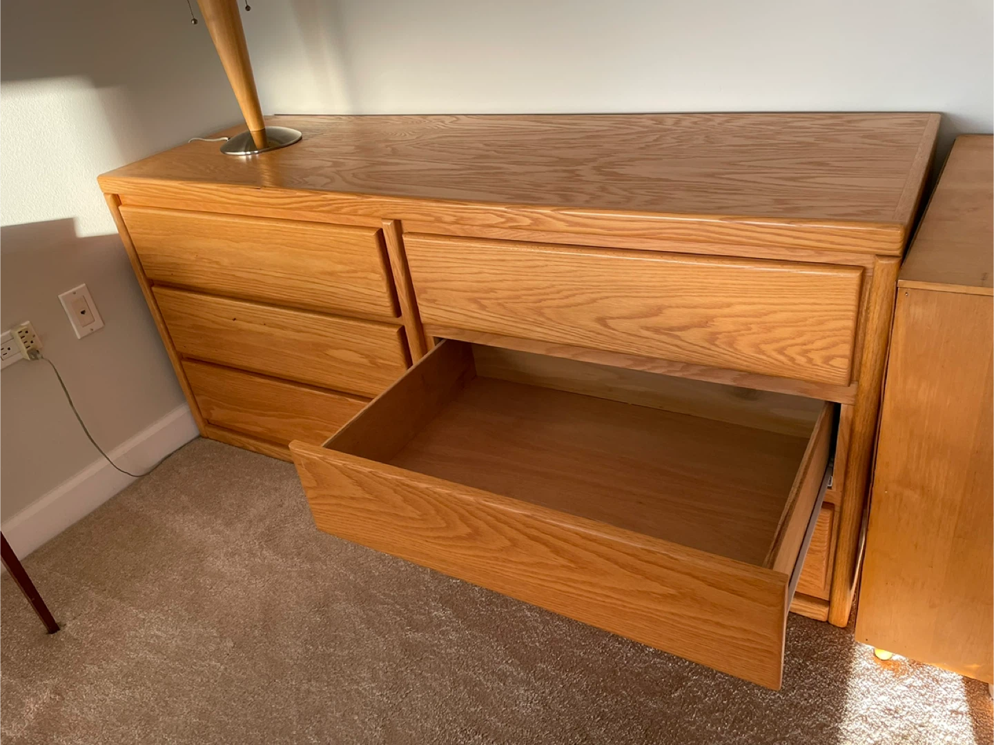 Custom made Wooden 6-Drawer Dresser with Oversized Drawers - photo 2