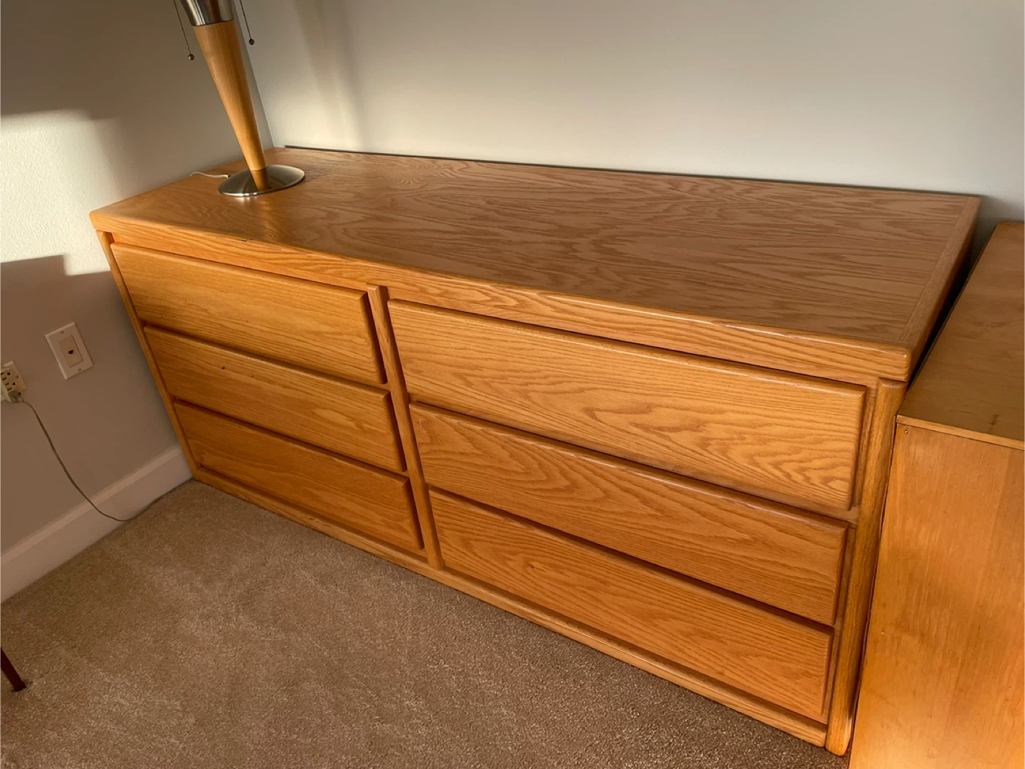 Custom made Wooden 6-Drawer Dresser with Oversized Drawers