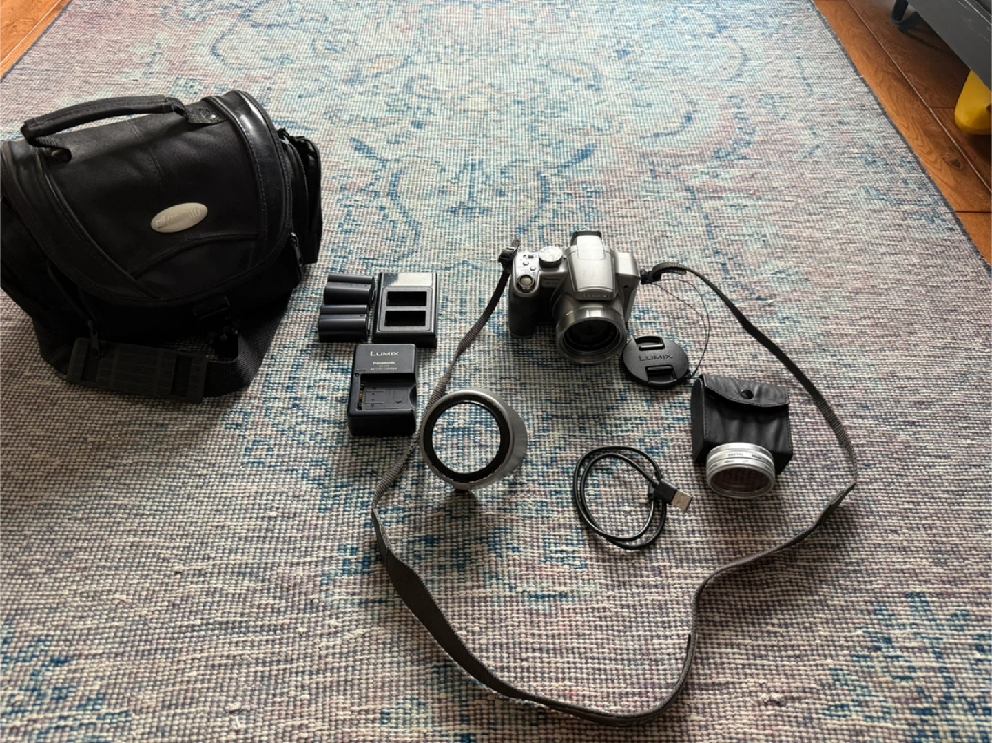 Lumix Digital Camera with LEICA Lens and Accessories