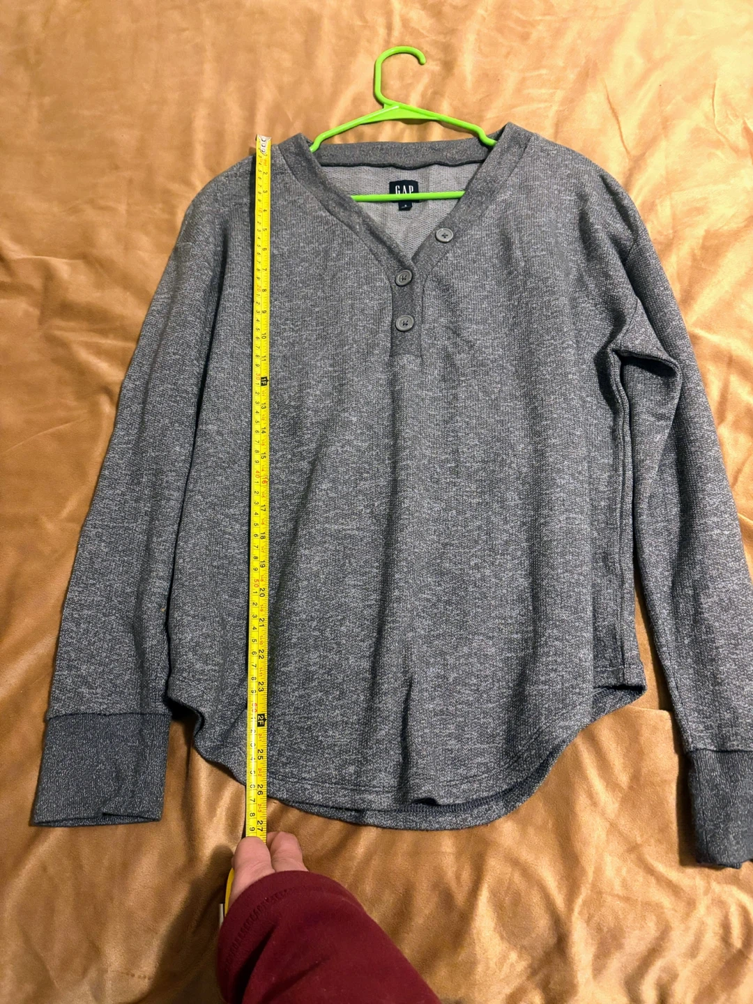 GAP Gray Long Sleeve Shirt - Size S - photo 3