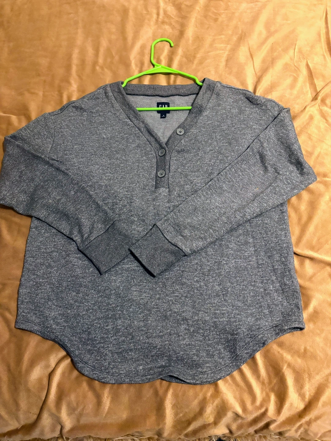 GAP Gray Long Sleeve Shirt - Size S - photo 5
