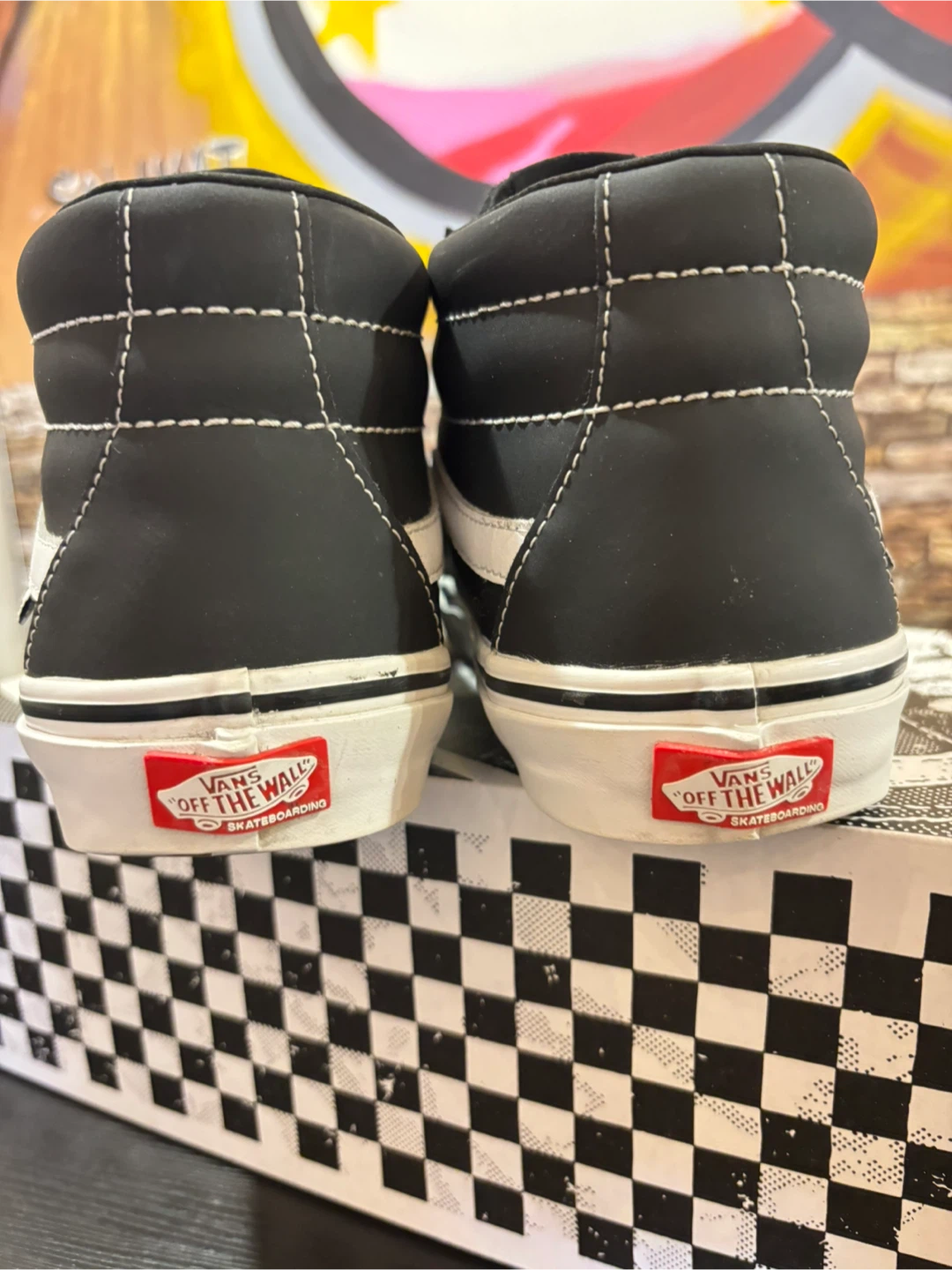 Vans Skate Sk8-Hi Grosso Forever Black/White, Like New! - photo 5