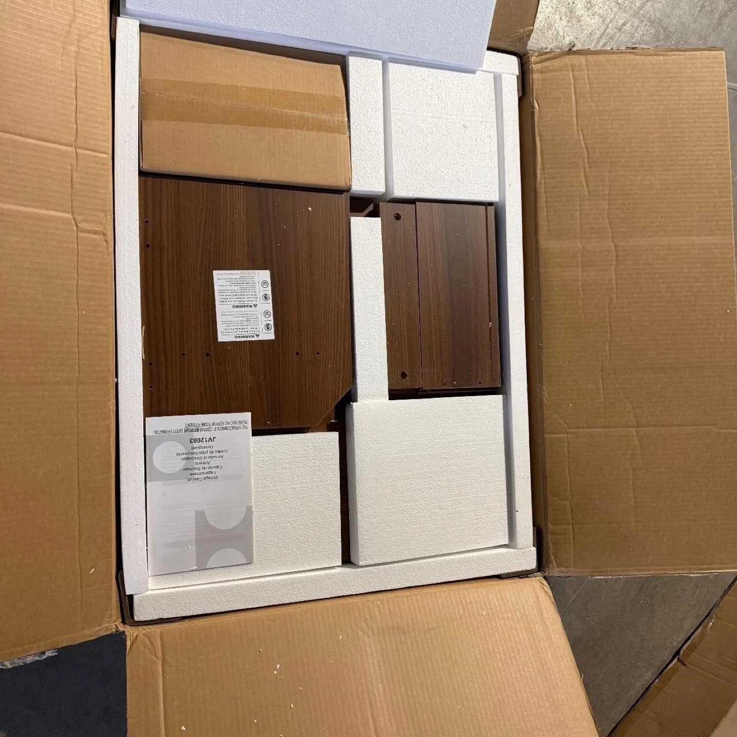 Brown Dresser with Shelves - Brand New! - photo 2