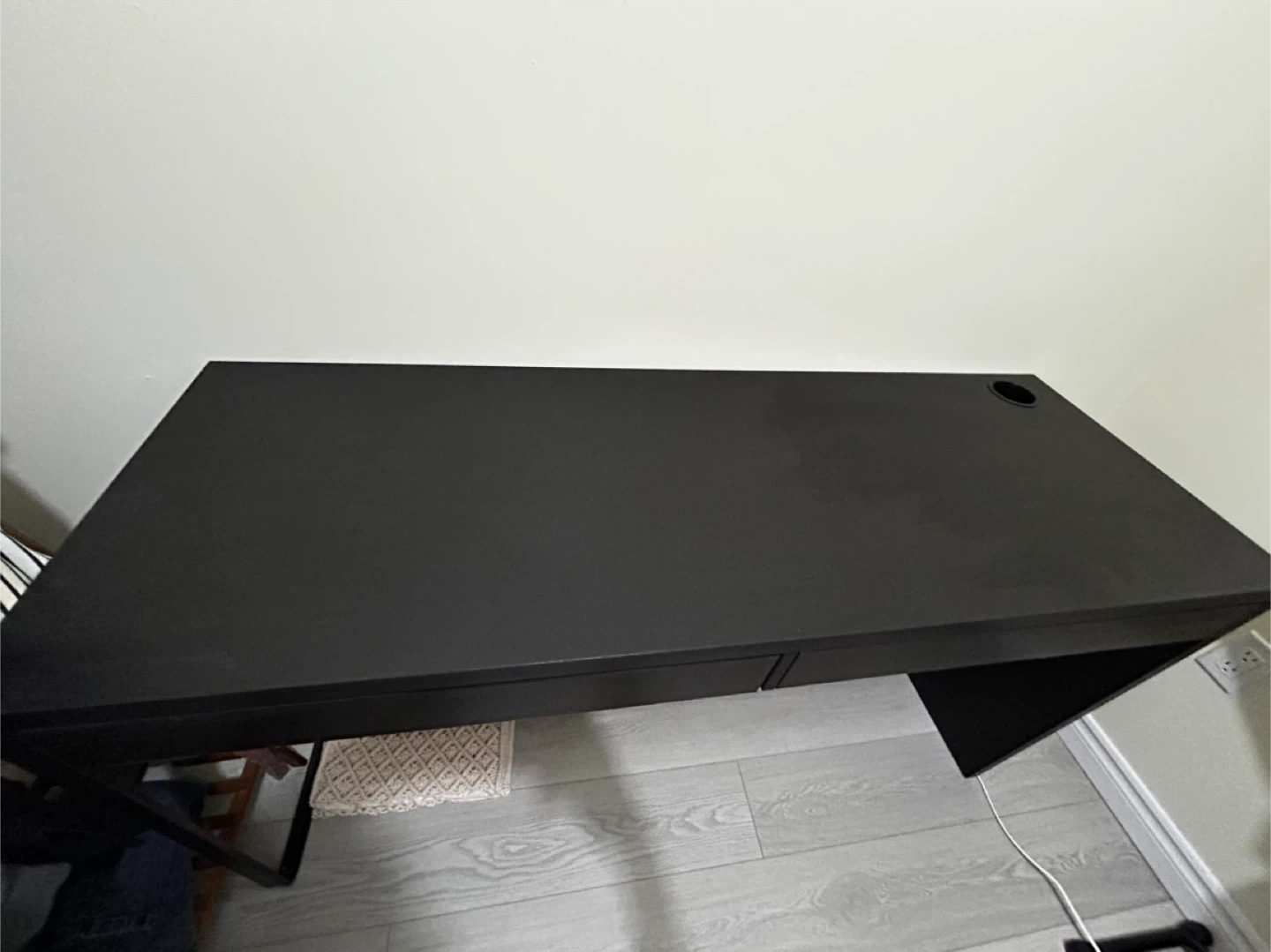 IKEA Desk - Black - 55 7/8" Length