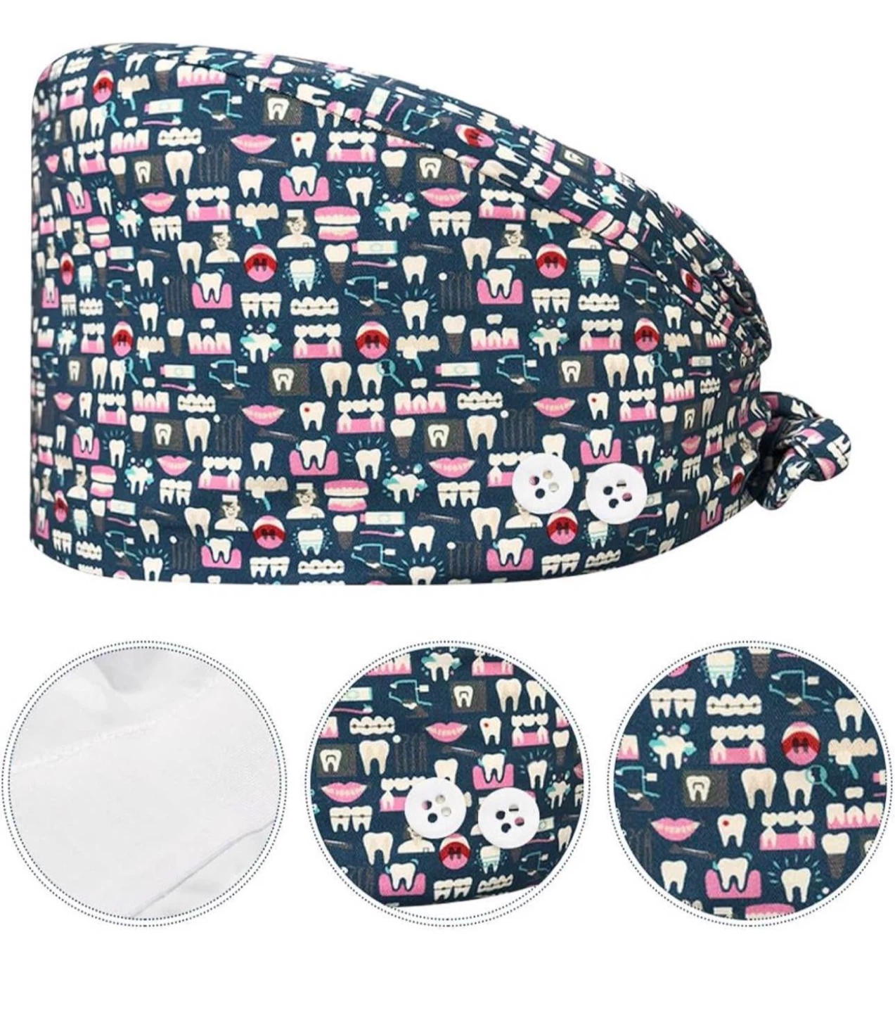 Dental Scrub Caps - Assorted Patterns - photo 3