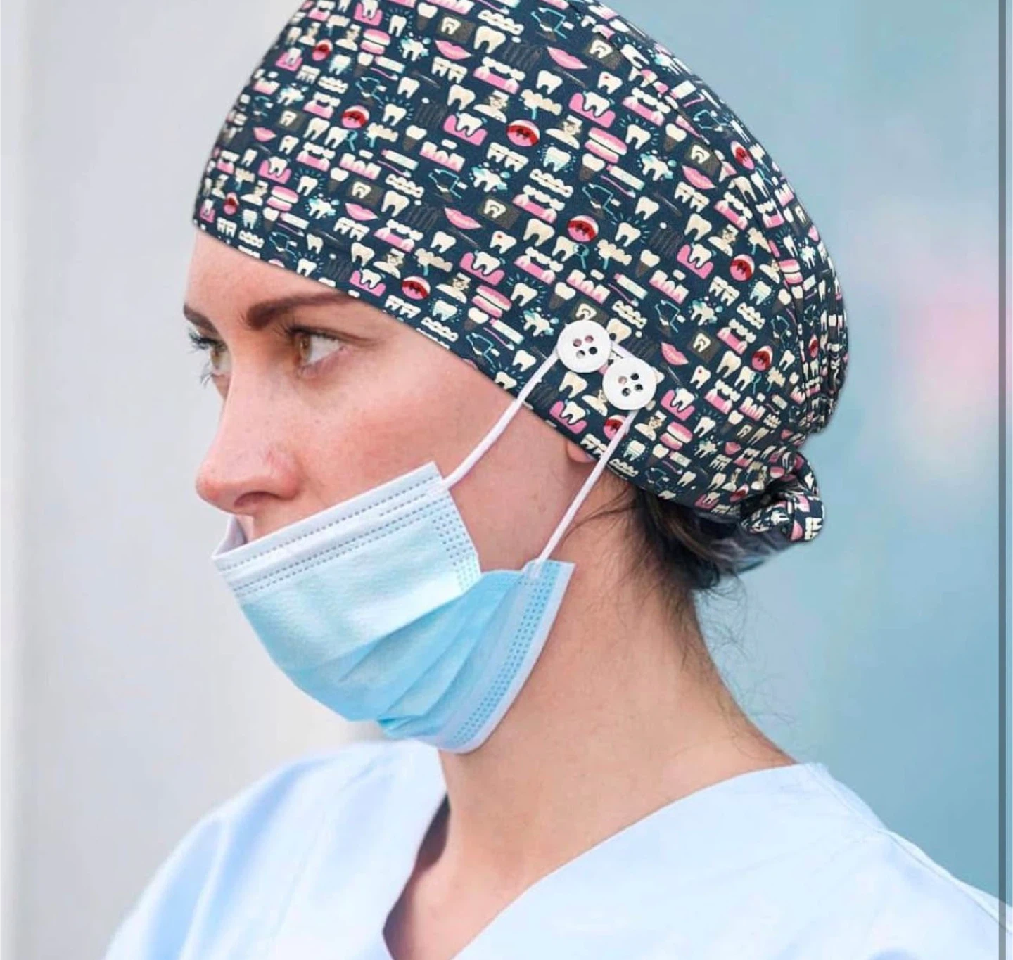 Dental Scrub Caps - Assorted Patterns - photo 2
