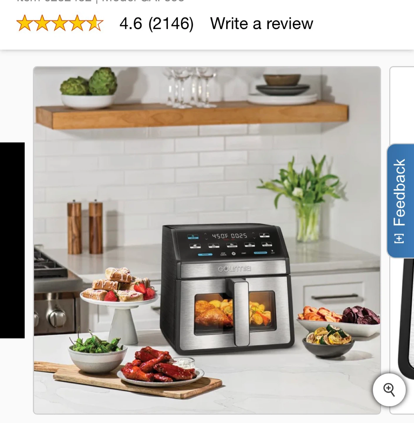 Gourmia 8-QT Digital Air Fryer - photo 4