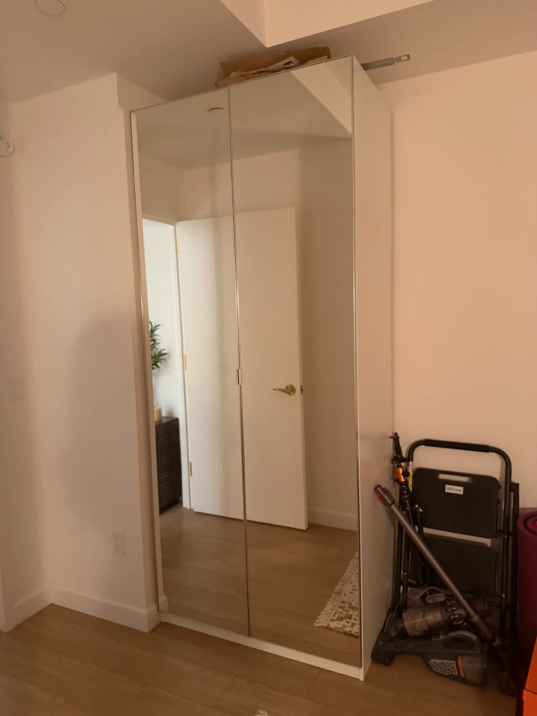 IKEA PAX Wardrobe System with Mirror Doors - photo 3