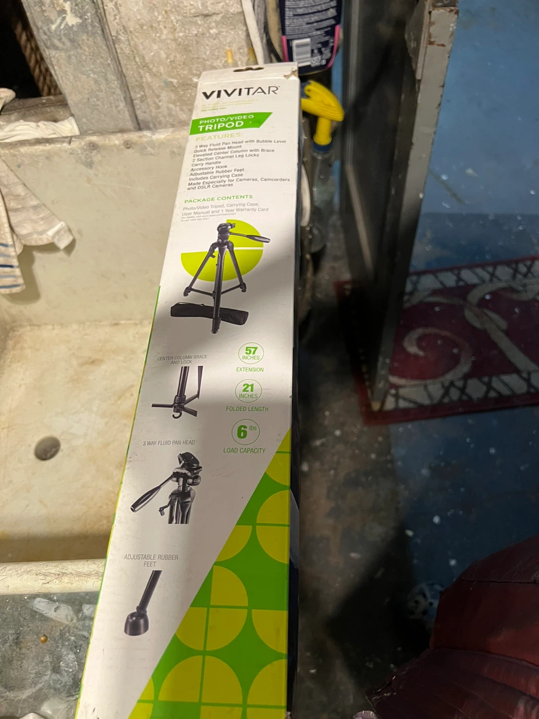 Vivitar Photo/Video Tripod - 57 inch - photo 2