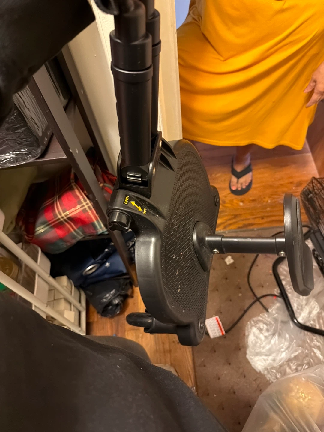 Unknown Black Stroller Wheel Base