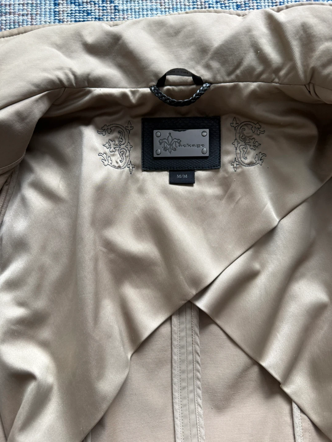 Mackage Beige Trench Coat - Size M/M - photo 3