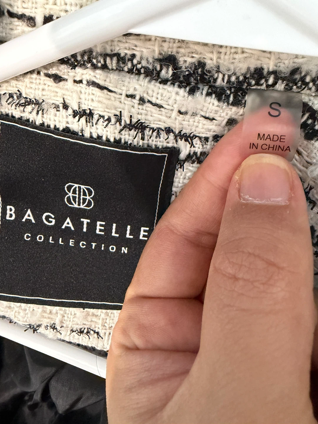 Bagatelle Collection Tweed Vest - Size Small/medium - photo 2