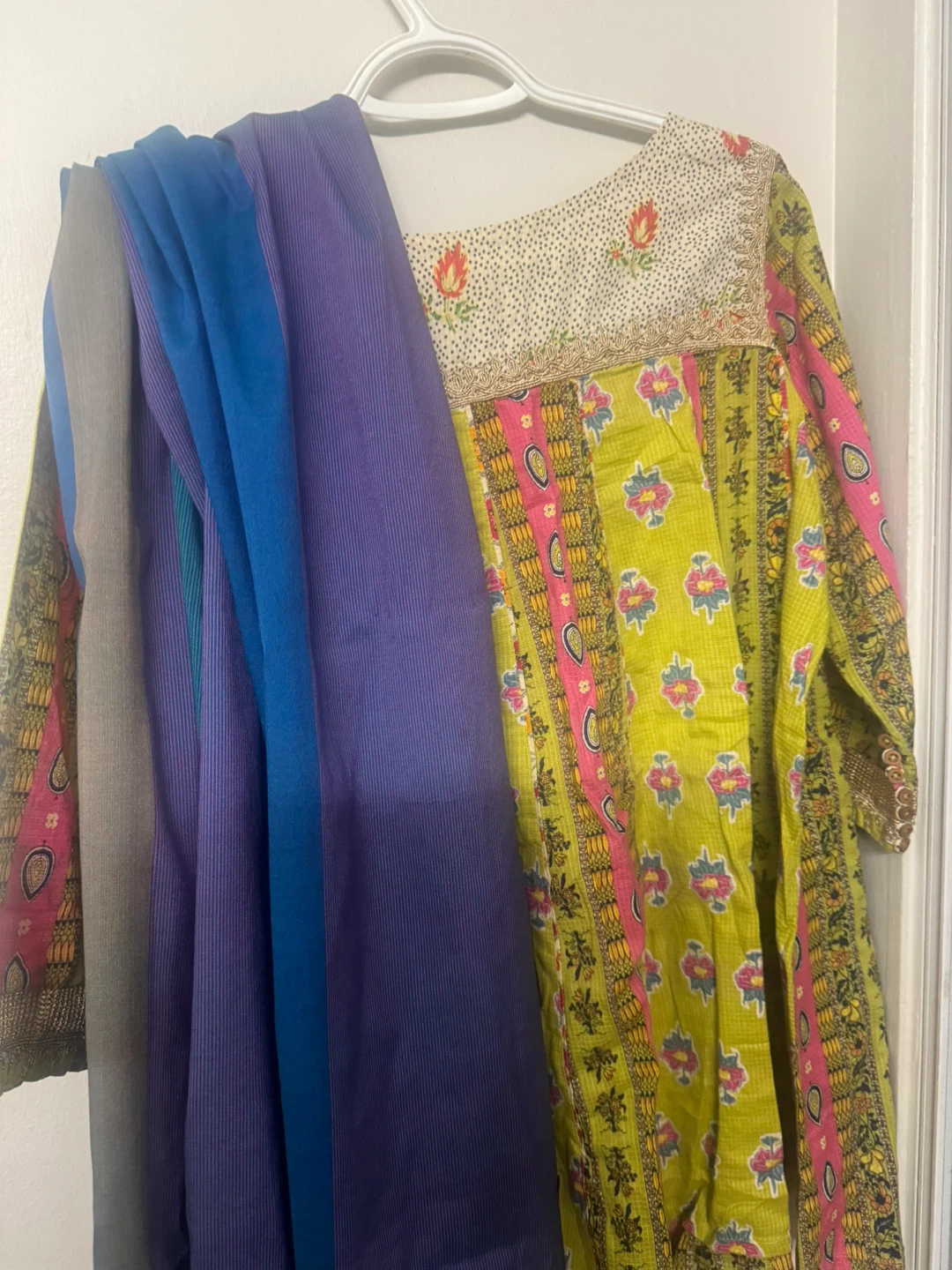 3pcs Floral Print Salwar Kameez Suit - photo 4
