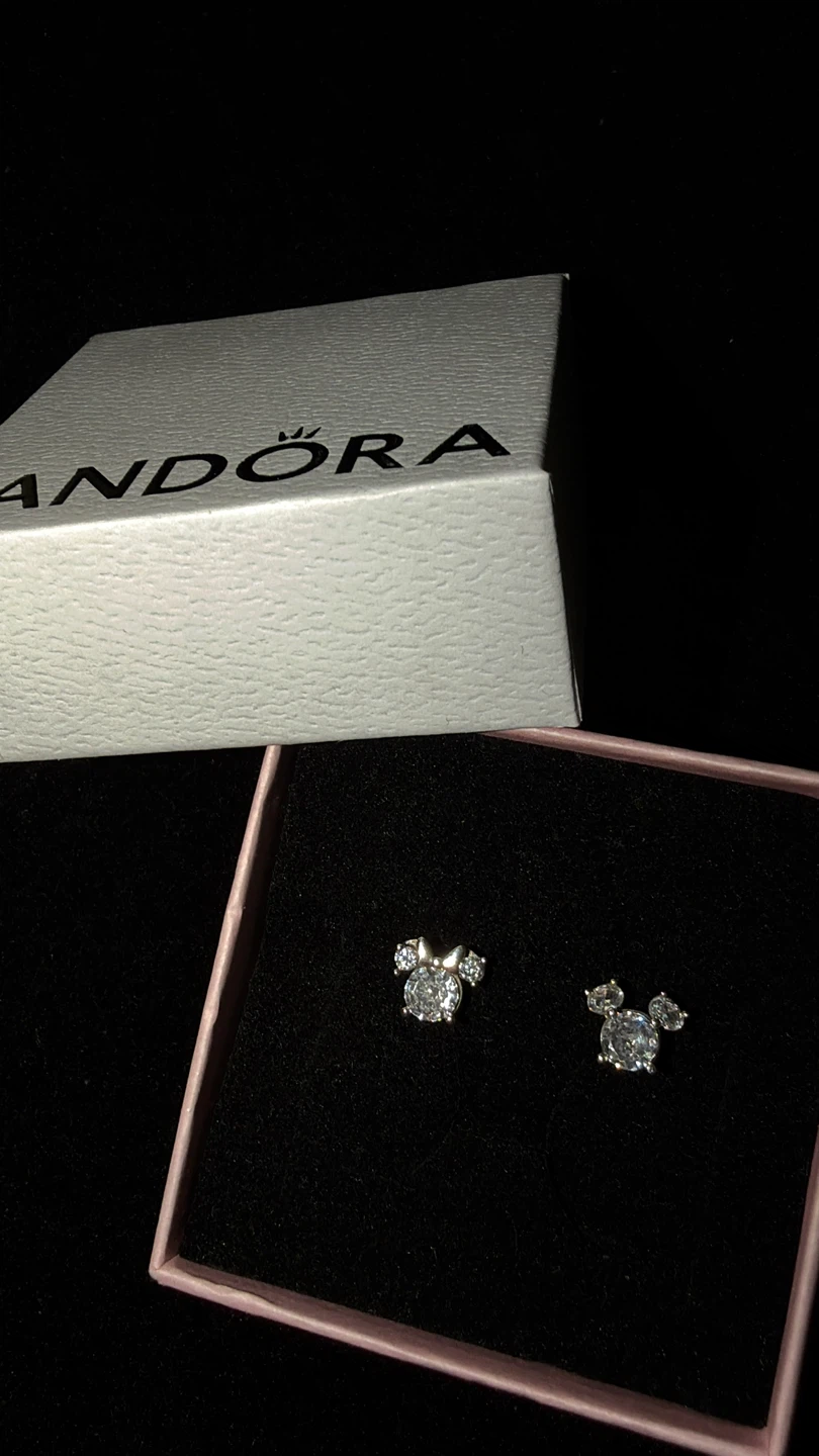 Disney Mickey Mouse & Minnie Mouse Sparkling Stud Earrings - photo 3