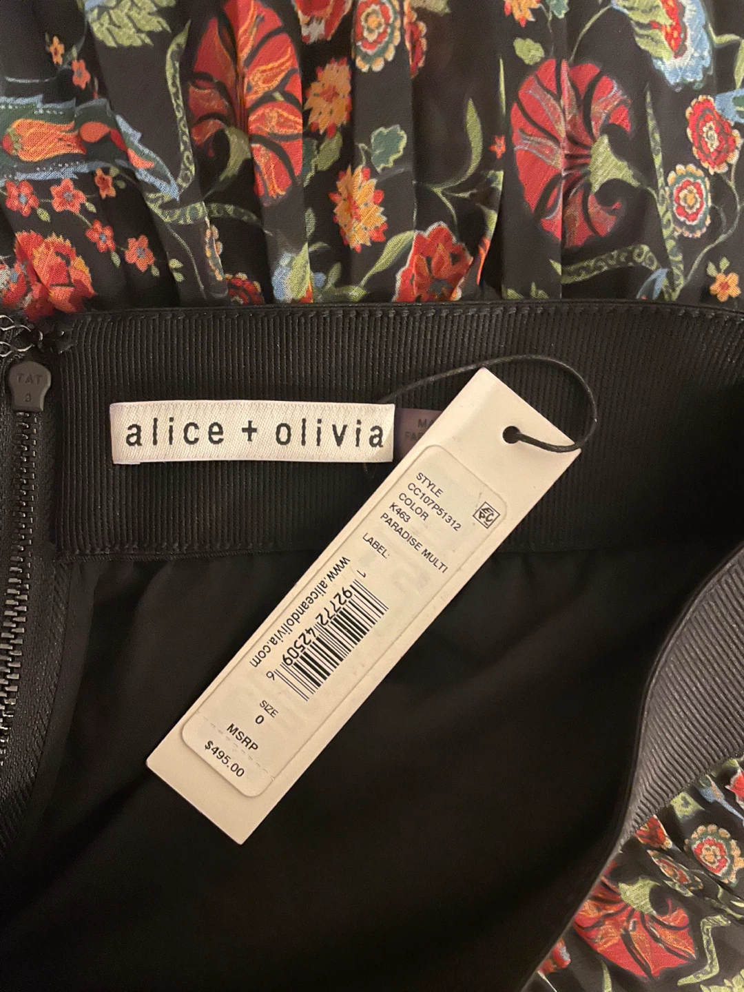 Alice + Olivia Paradise Multi Pleated Skirt - Size 0 - photo 2