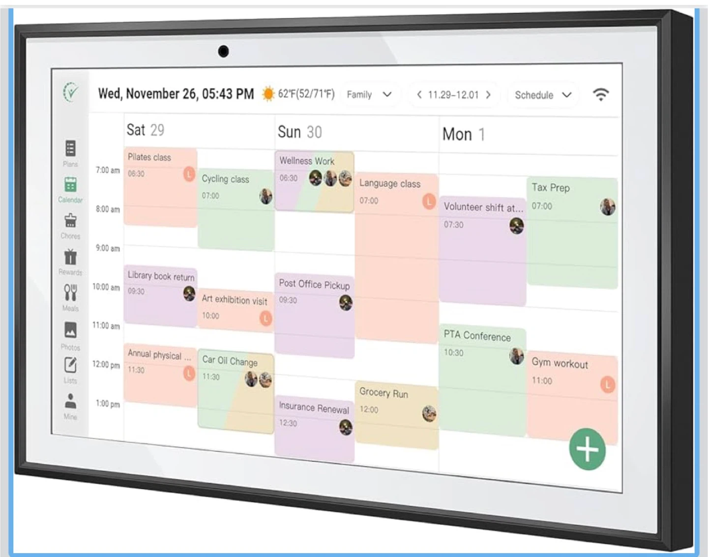 10.1 inch Digital Smart Calendar