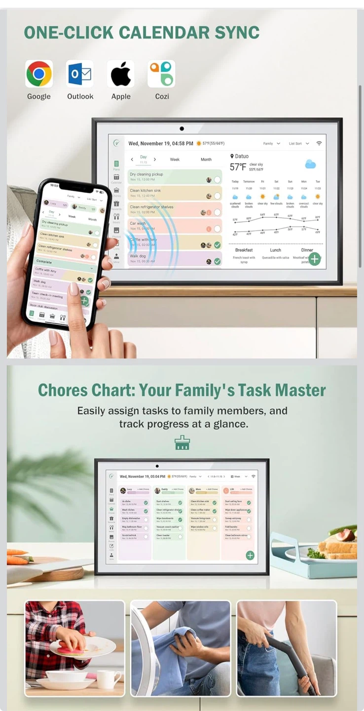 10.1 inch Digital Smart Calendar - photo 2