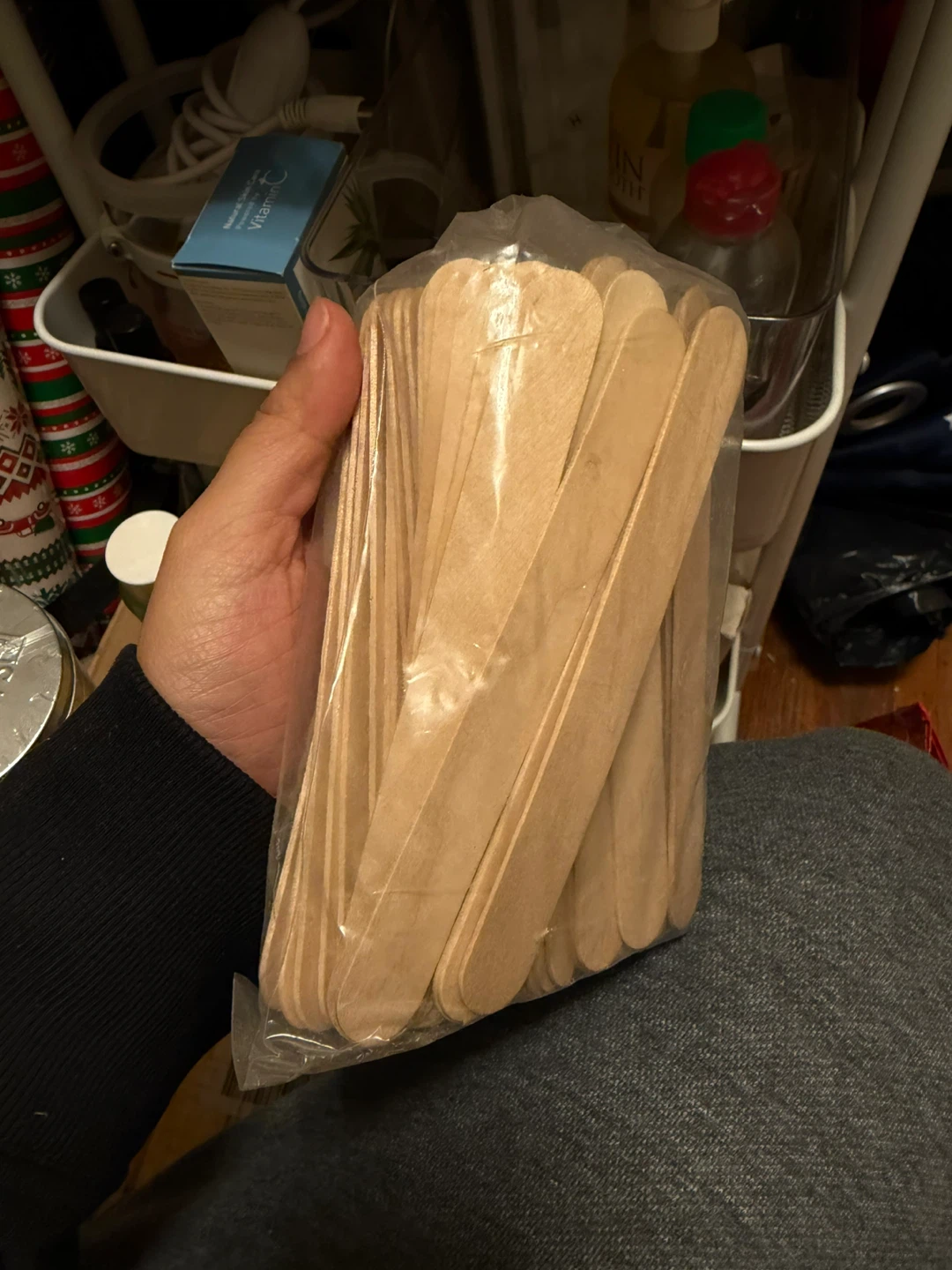 Mibly Wooden Wax Sticks + Satin Smooth Pebble Wax - photo 3