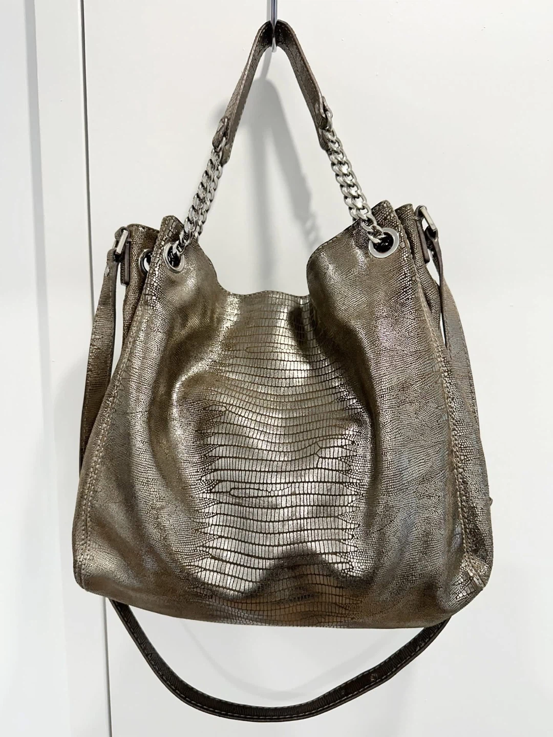 Micheal Kors Metallic Silver Bag - photo 3