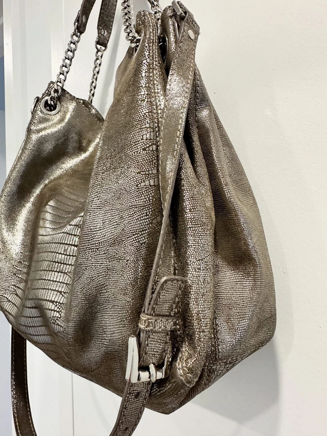 Micheal Kors Metallic Silver Bag - photo 5