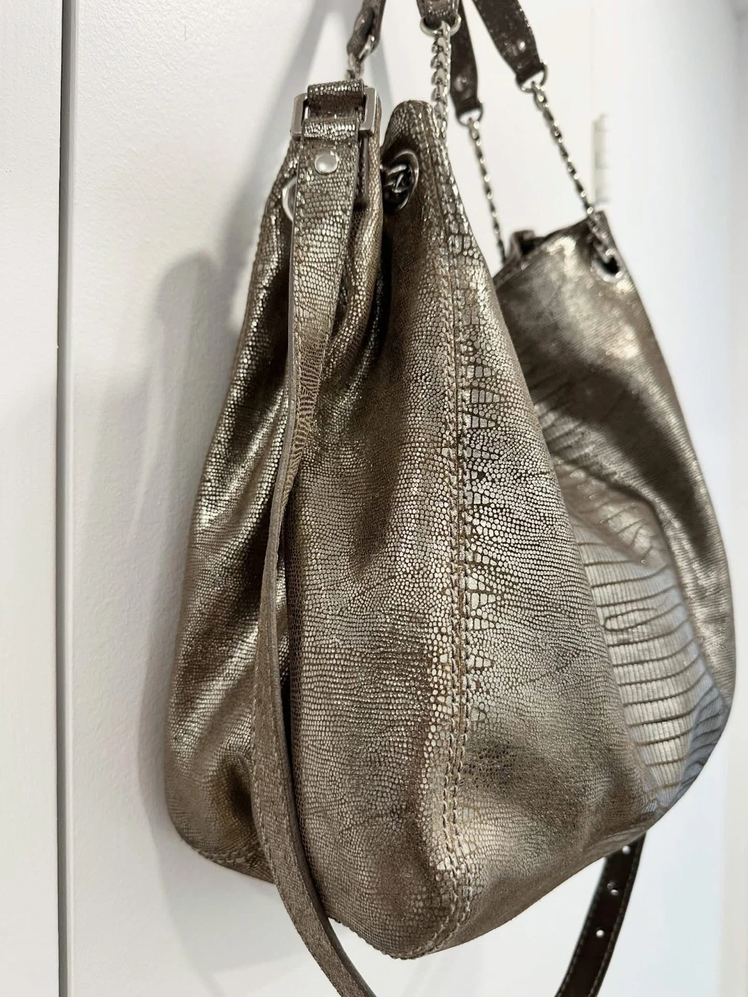 Micheal Kors Metallic Silver Bag - photo 4