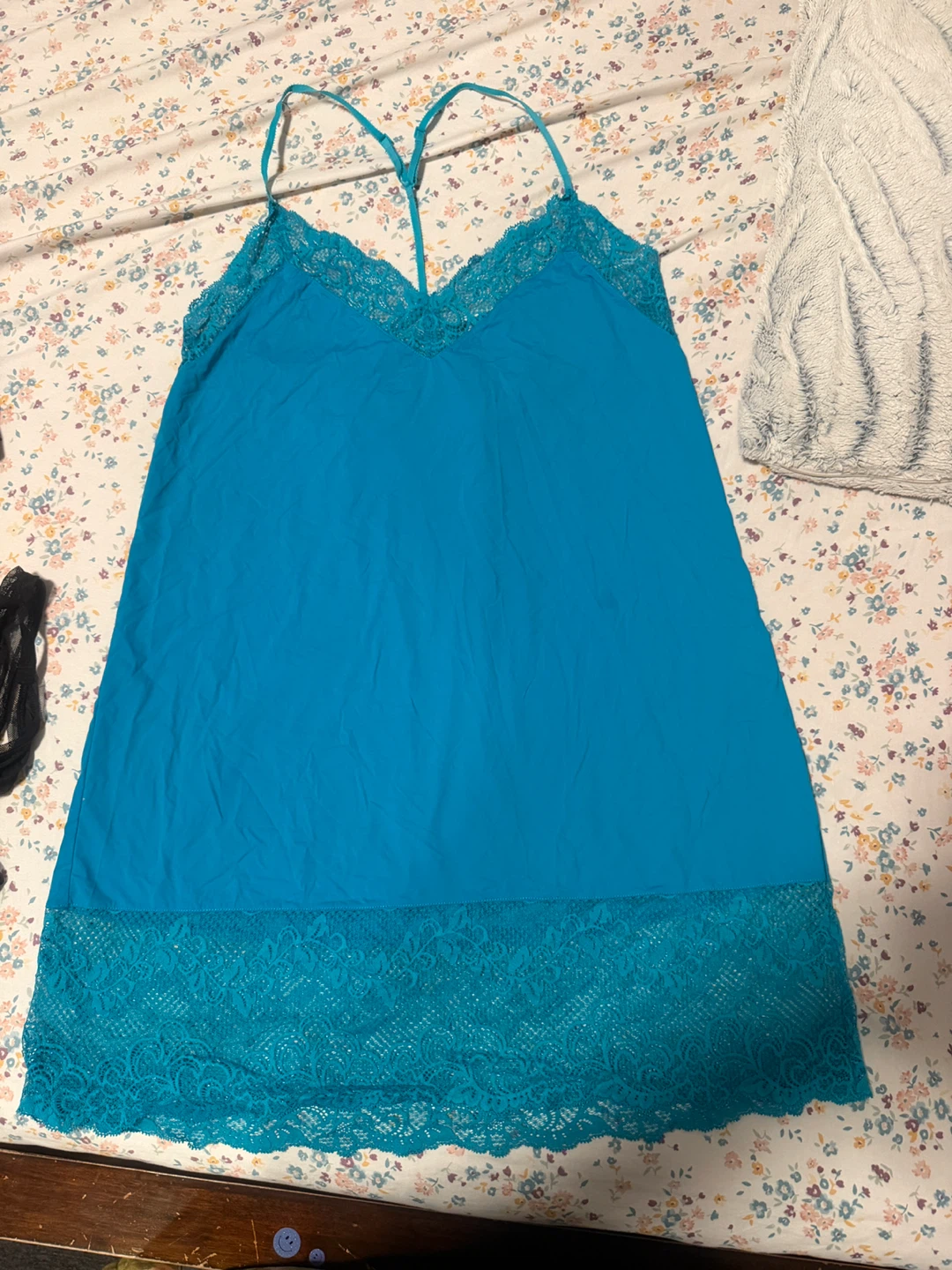 Lace Trimmed Slip Dress - photo 5