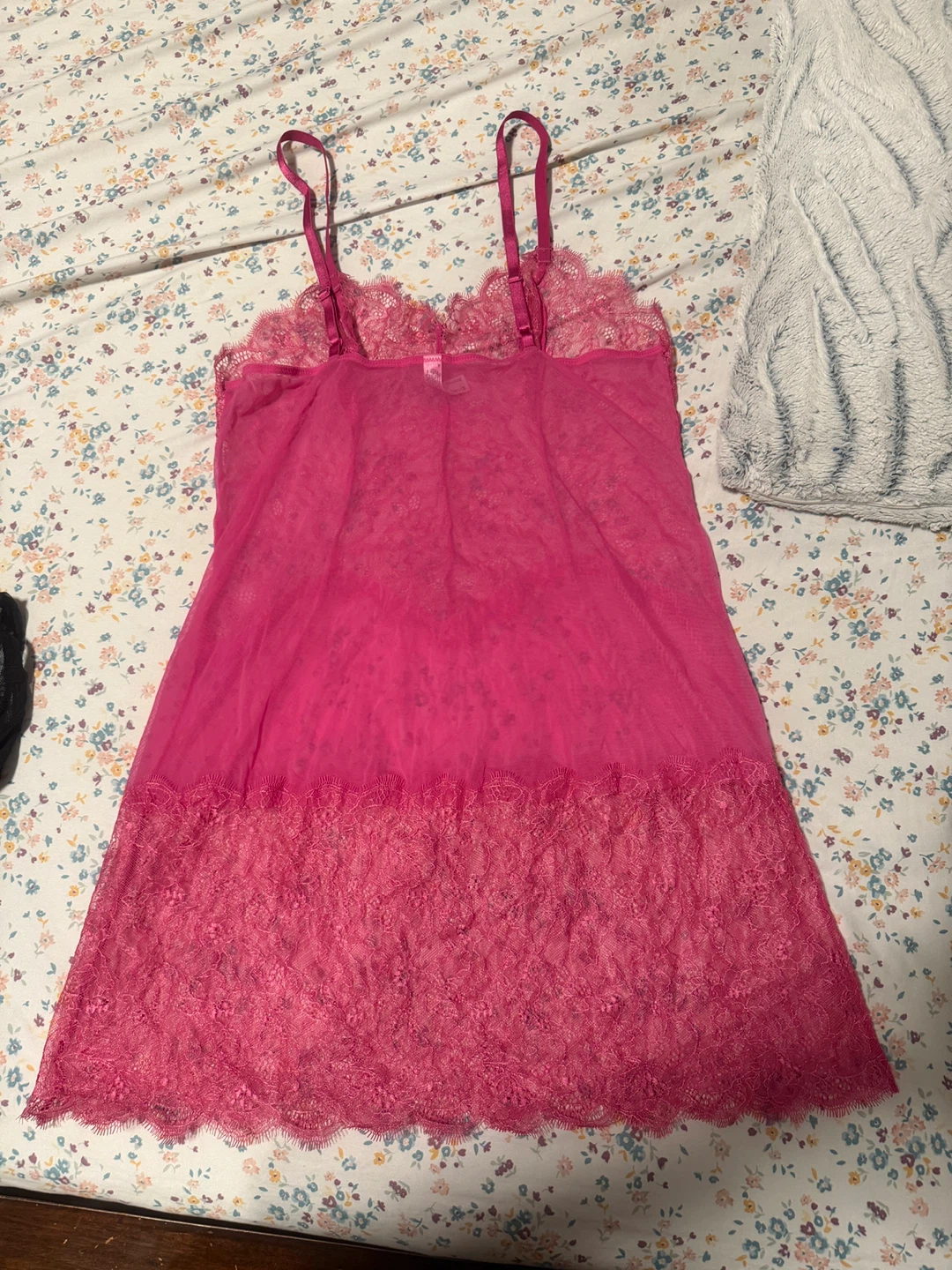 Lace Trimmed Slip Dress - photo 4