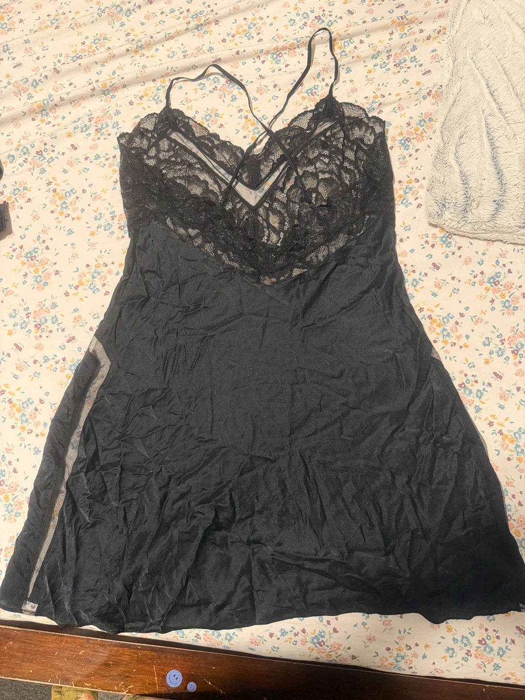 Lace Trimmed Slip Dress - photo 2